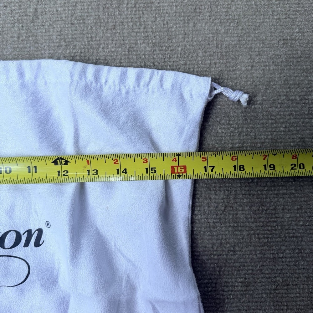 Brighton White Purse Storage Cloth Dust Bag 16"‎ x 13" Drawstring Closure Cotton - Picture 4 of 4